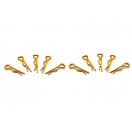 ARROWMAX BODY CLIPS SMALL 1/10 GOLD (10pcs)