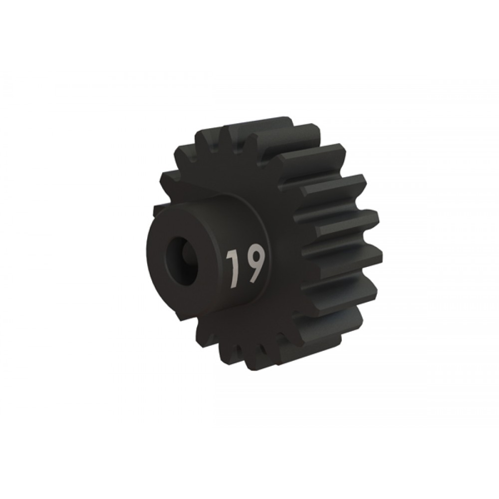TRAXXAS 3949X Gear 19-T pinion (32-p), heavy duty (machined, hardened steel) (fits 3mm shaft)/ set screw