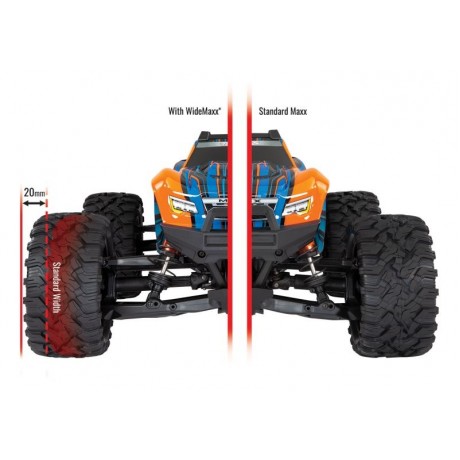 TRAXXAS 8995R RED MAXX V2 WideMaxx® Kit 