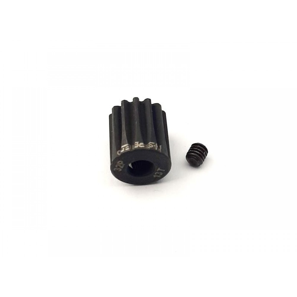 H-SPEED Steel pinion 13 teeth 32dp (M0.8) bore 5mm shaft 