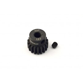 H-SPEED Steel pinion 18 teeth 32dp (M0.8) bore 5mm shaft 