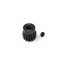 H-SPEED Steel pinion 16 teeth 32dp (M0.8) bore 5mm shaft 