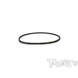 T-Work's Low Friction Drive Belt (351) Black for Modified (Yokomo/Xray/Mugen/Awesomatix) 