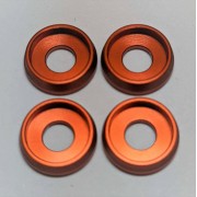 AMR M4 Flat Head Washer Orange (4pcs)