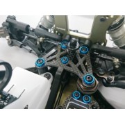 AMR M4 Flat Head Washer Light Blue (4pcs)