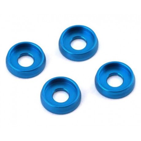 AMR M4 Flat Head Washer Light Blue (4pcs)