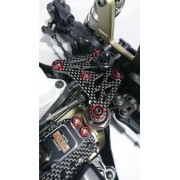 AMR M4 Flat Head Washer Red (4pcs)