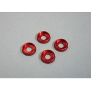 AMR M4 Flat Head Washer Red (4pcs)
