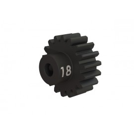 TRAXXAS 3948X Gear 18-T pinion (32-p), heavy duty (machined, hardened steel) (fits 3mm shaft)/ set screw 