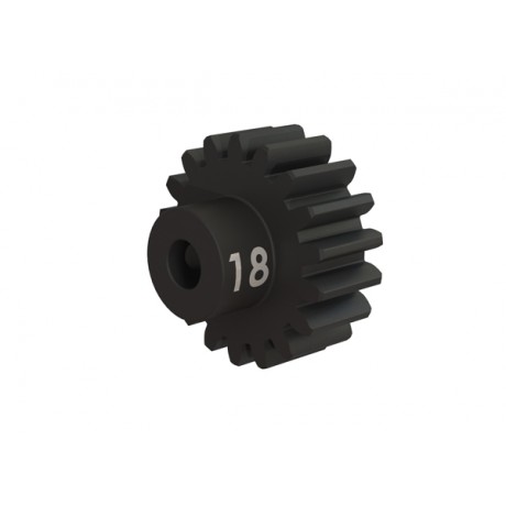 TRAXXAS 3948X Gear 18-T pinion (32-p), heavy duty (machined, hardened steel) (fits 3mm shaft)/ set screw