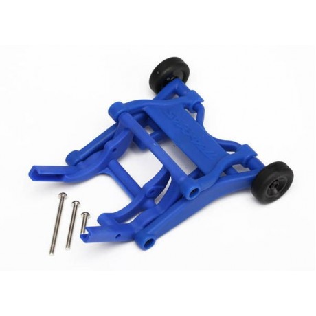 TRAXXAS 3678X Wheelie bar, assembled BLUE (fits Stampede®, Rustler®, Bandit series)