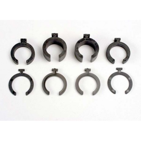 TRAXXAS 3769 Spring pre-load spacers: 1mm (4pcs)/ 2mm (2pcs)/ 4mm (2pcs)/ 8mm (2pcs)