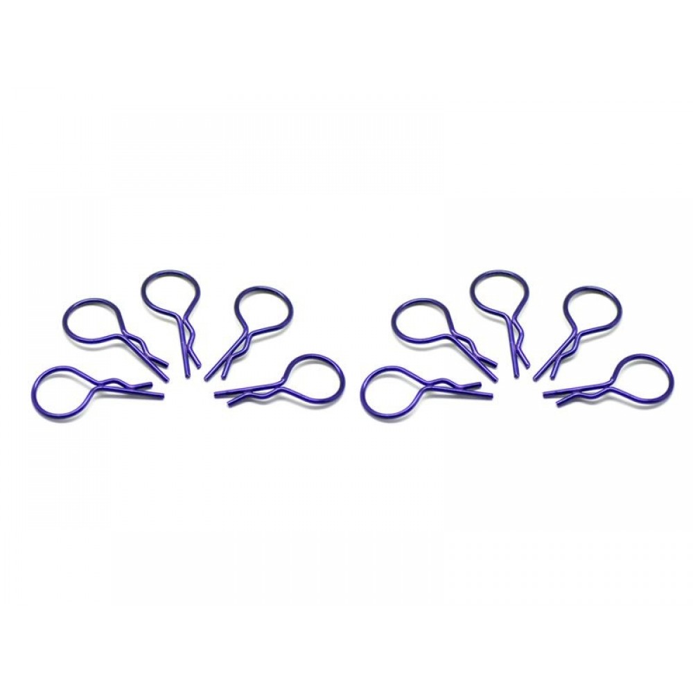 ARROWMAX big BODY CLIPS 1/10 - metallic purple (10pcs) 