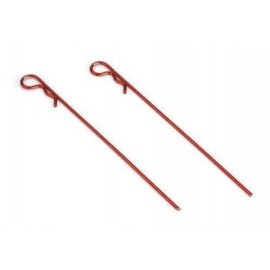 DYNAMITE  Anodized BODY CLIPS  80mm  Red (2pcs) 