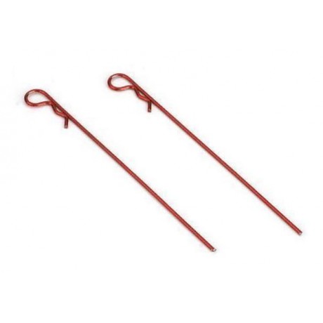 DYNAMITE  Anodized BODY CLIPS  80mm  Red (2pcs)
