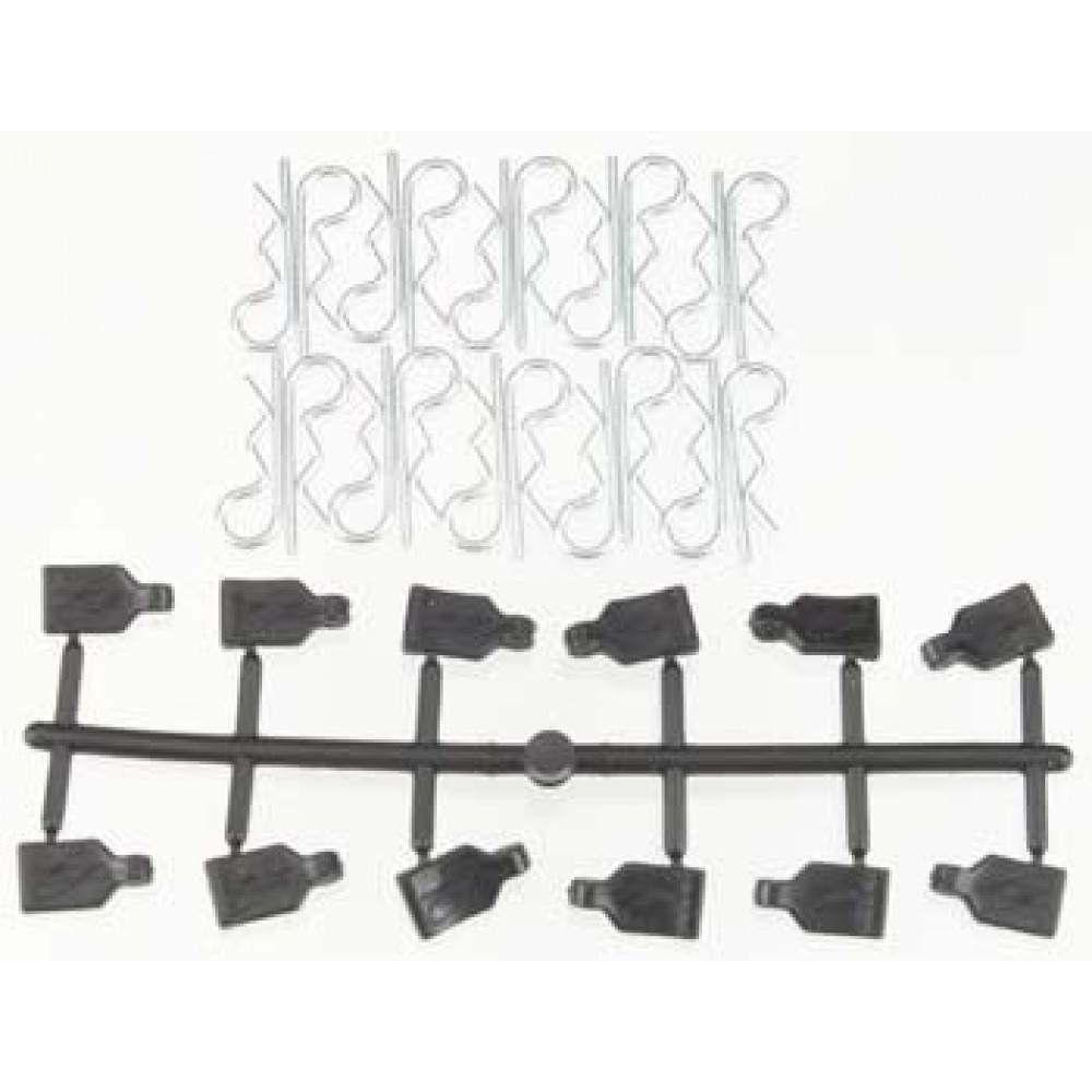 PRO-LINE BODY CLIPS SILVER (12 pulls & 20 body clip)