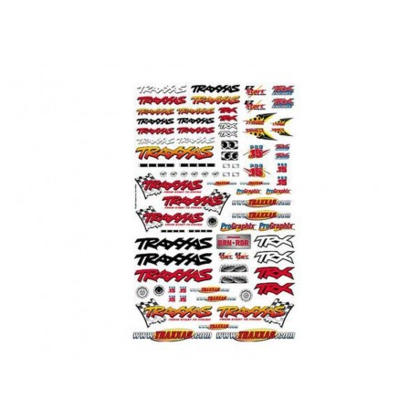 TRAXXAS 9950 Official Team racing decal set (flag logo/ 6-color)