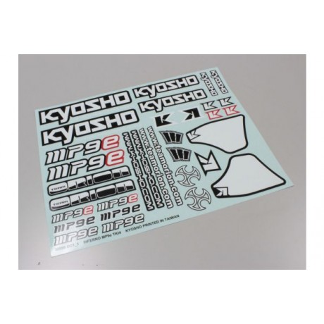 KYOSHO IFD502 Decal Sheet Inferno MP9e