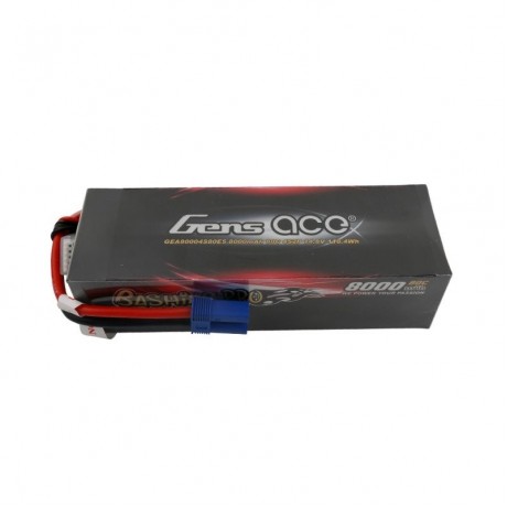 GENS ace Battery LiPo 4S 14.8V-8000-80C(EC5) 157x53x43mm 740g