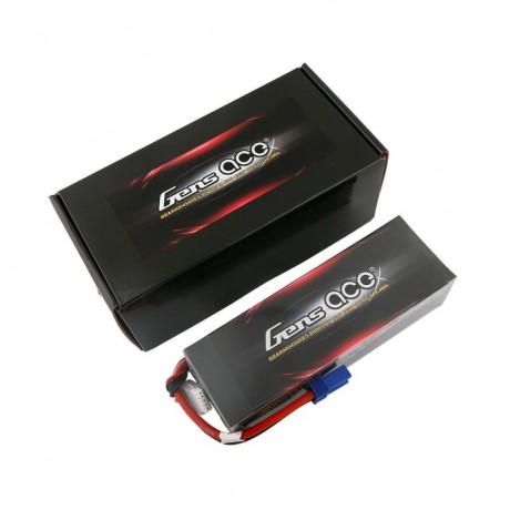 GENS ace Battery LiPo 4S 14.8V-8000-80C(EC5) 157x53x43mm 740g