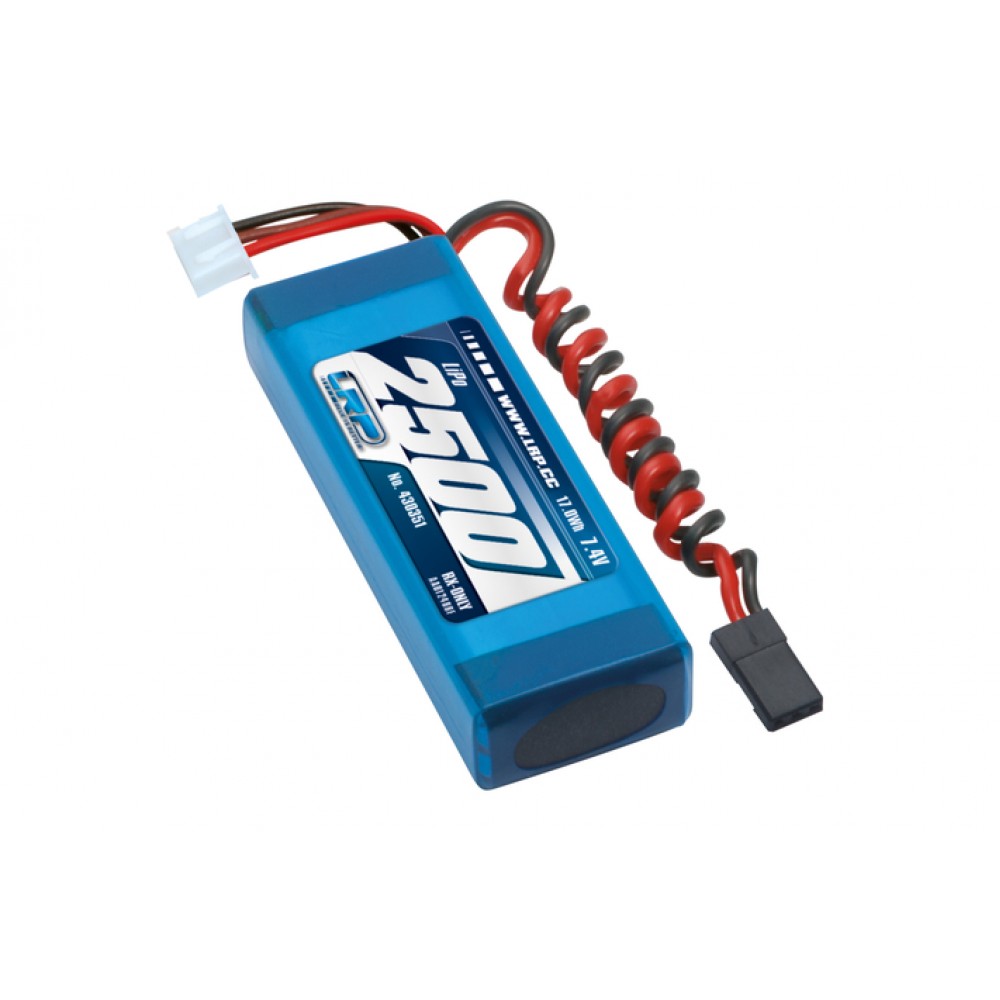 LRP  LIPO 2500 RX-PACK 2/3A STRAIGHT - RX-ONLY - 7.4V