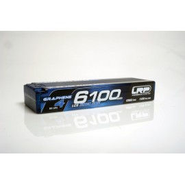 LRP HV LCG STOCK SPEC GRAPHENE-4 6100MAH HARDCASE BATTERY - 7.6V LIPO - 135C/65C - 273G 