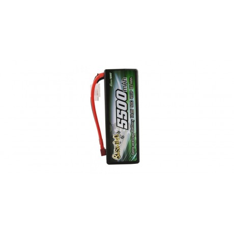 GENS ace Battery LiPo 4S 14.8V-5500-50C(Deans) 139x46x49mm 460g