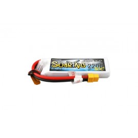 GENS ace Soaring LiPo 2S 7.4V-2200-30C(XT60) 104x34.5x14.5mm 122g 