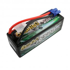 GENS ace Battery LiPo 4S 14.8V-6500-50C(EC5) 139x46x49mm 560g 