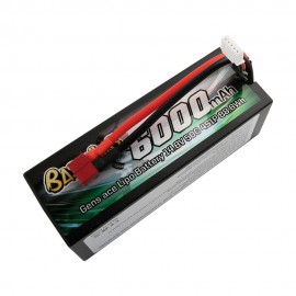GENS ace Battery LiPo 4S 14.8V-6000-50C(Deans) 139x46x49mm 520g 