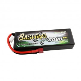 GENS ace Battery LiPo 2S 7.4V-6000-50C(Deans) 139x47x25mm 275g 