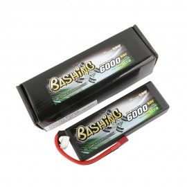 GENS ace Battery LiPo 2S 7.4V-6000-50C(Deans) 139x47x25mm 275g 