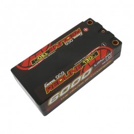 GENS ace Battery LiPo 2S HV 7.6V-130C-6000 (5mm) 97x48x26mm 220g 