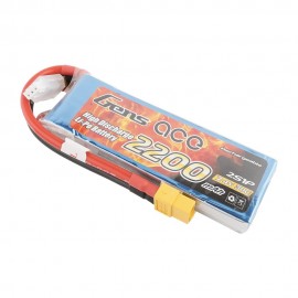 GENS ace Battery LiPo 2S 7.4V-2200-30C(XT60) 108x34x16mm 125g 