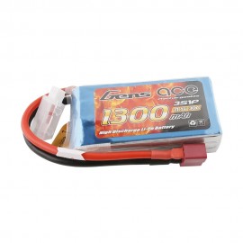 GENS ace Battery LiPo 3S 11.1V-1300-30C(Deans) 76x37x24mm 115g