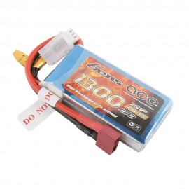 GENS ace Battery LiPo 2S 7.4V-1300-30C(Deans) 75x34x15mm 85g 