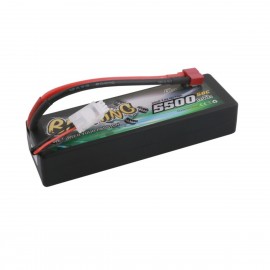 GENS ace Battery LiPo 2S 7.4V-5500-50C(Deans) 139x47x25mm 245g 