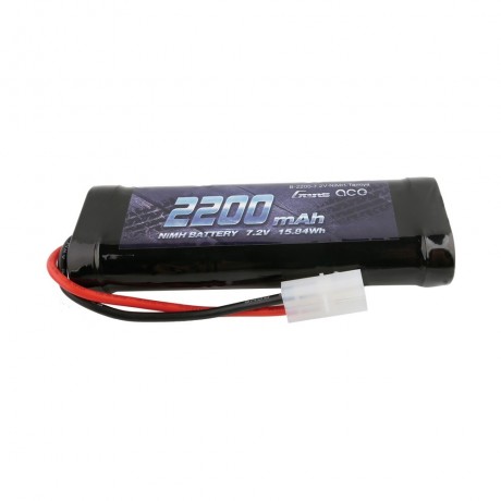 GENS ace Battery NiMh 7.2V-2200Mah (Tamiya) 135x48x25mm 290g