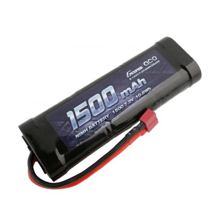 GENS ace Battery NiMh 7.2V-1500Mah (Deans) 135x48x25mm 242g