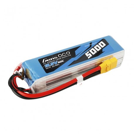 GENS ace Battery LiPo 5S 18.5V-5000-60C(XT90) 165x46x39mm 580g