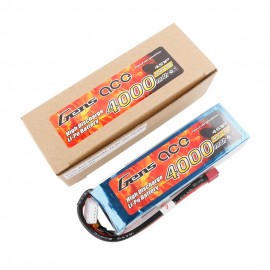 GENS  ace Battery LiPo 4S 14.8V-4000-30C(Deans) 142x42x32mm 370g