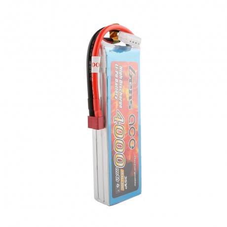 GENS  ace Battery LiPo 3S 11.1V-4000-30C(Deans) 137x43x23mm 290g