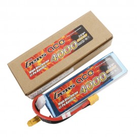 Gens ace Batterie LiPo 3S 11.1V-5000-60C (XT90) 135x43x25mm