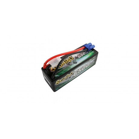 GENS ace Battery LiPo 4S 14.8V-6500-50C(EC5) 139x46x49mm 560g