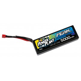 PEAK POWER PLANT  LIPO 4S-14.8V-5000-45C-DEANS 12AWG 