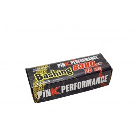 PINK Bashing LiPo 2S 7.4V-6300-50C (Multi) 139x47x25mm 325g 