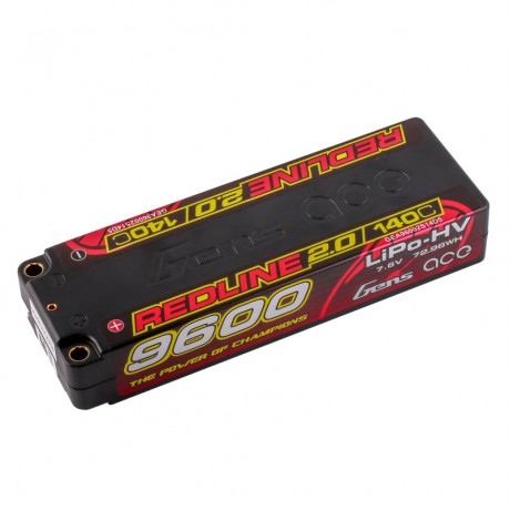 GENS ACE Redline 2.0 2S HV 7.6V-140C-9600 139x47x25mm 324g