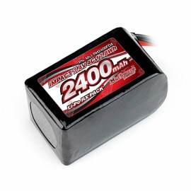 MUCH MORE IMPACT FD4 Li-Po Battery 2400mAh/7.4V 4C Hmp Size for Receiver  