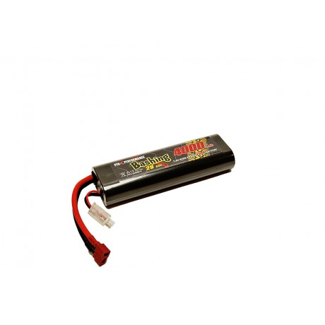 PINK Bashing LiPo 2S 7.4V-4000-50C (Deans) 139x47x25mm 240g Round