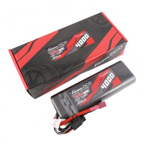GENS ACE Bashing LiPo 2S 7.4V-4000-60C (Deans) 139x47x23mm 225g G-Tech